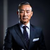 华体会体育首席赔率分析师陈明远，西装革履，专业自信，拥有12年欧洲足球赔率研究经验